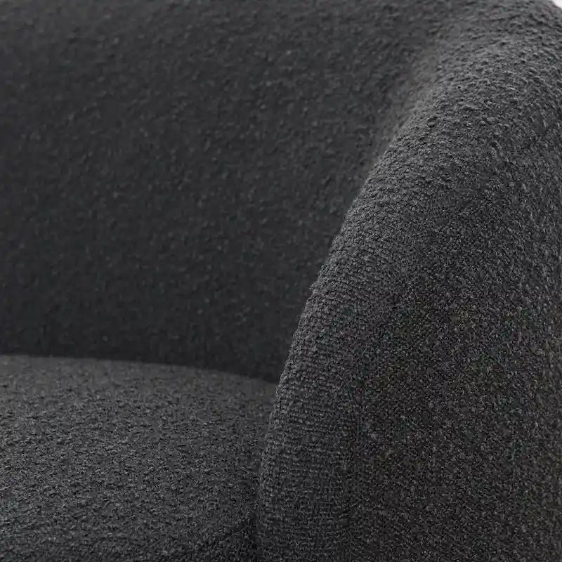Gepolstertes Sherpa-Zweisitzersofa aus Bouclé, 68W