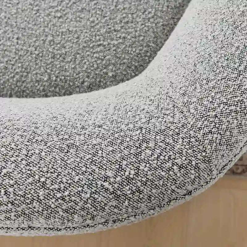 Gepolstertes Sherpa-Zweisitzersofa aus Bouclé, 68W