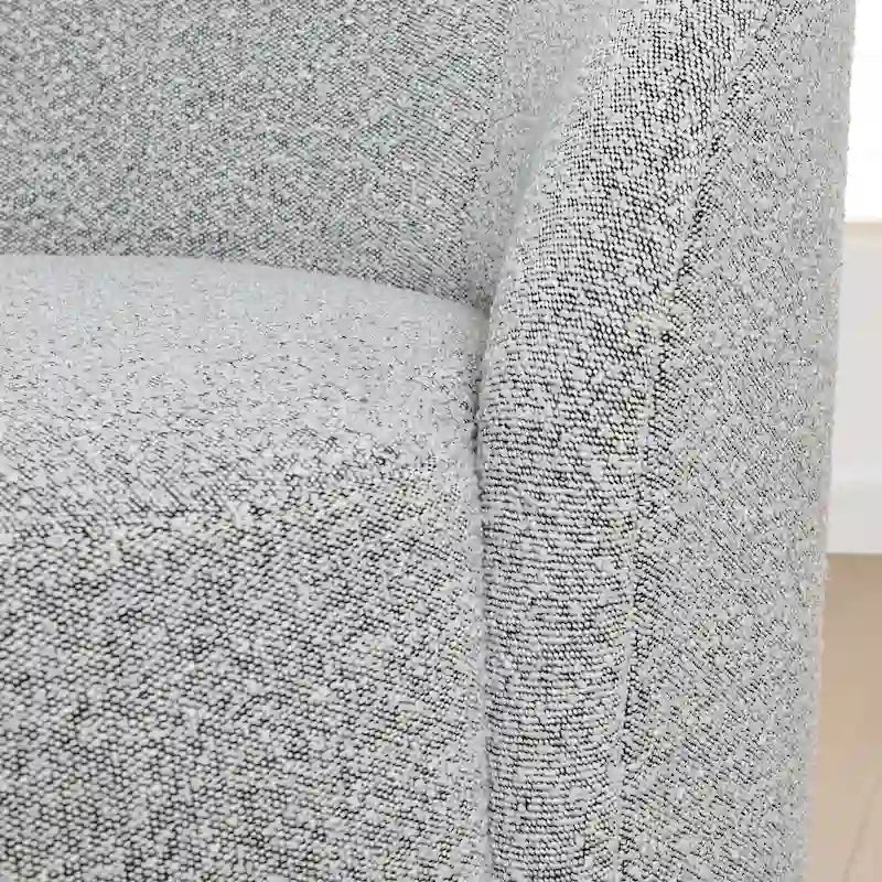 Gepolstertes Sherpa-Zweisitzersofa aus Bouclé, 68W