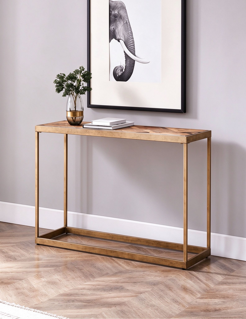 Wood Console Table
