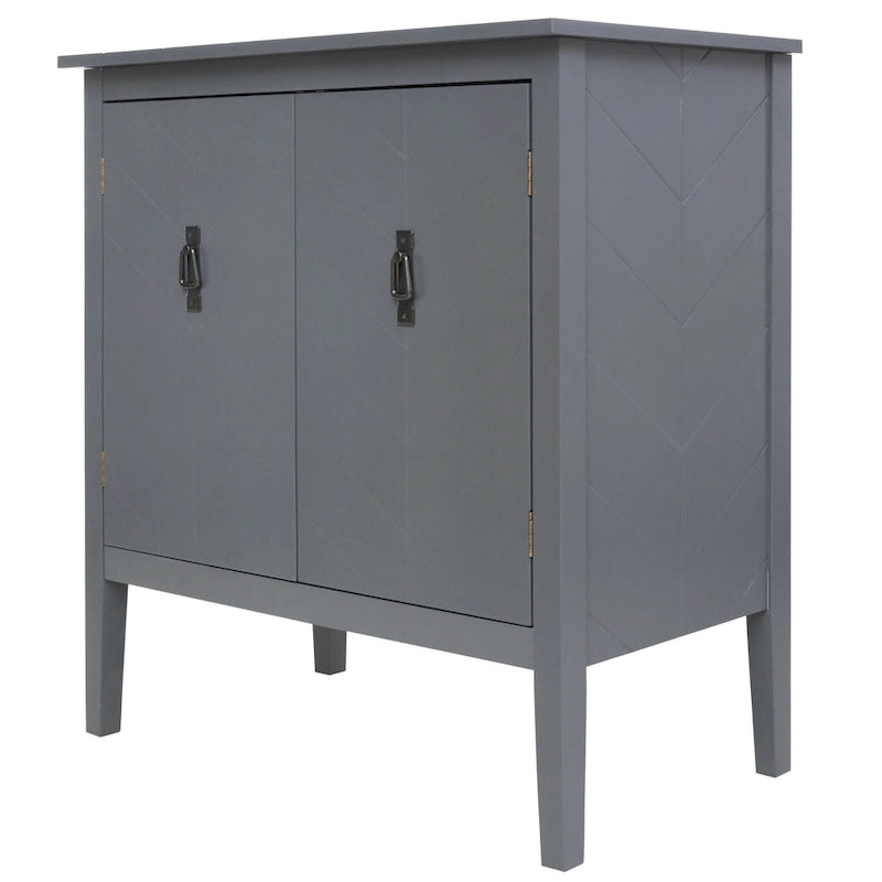 2 Door Wooden Cabinets,Wood Cabinet Vintage Style Sideboard