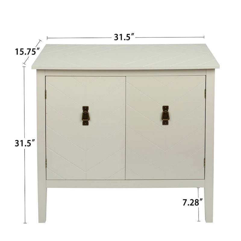 2 Door Wooden Cabinets,Wood Cabinet Vintage Style Sideboard