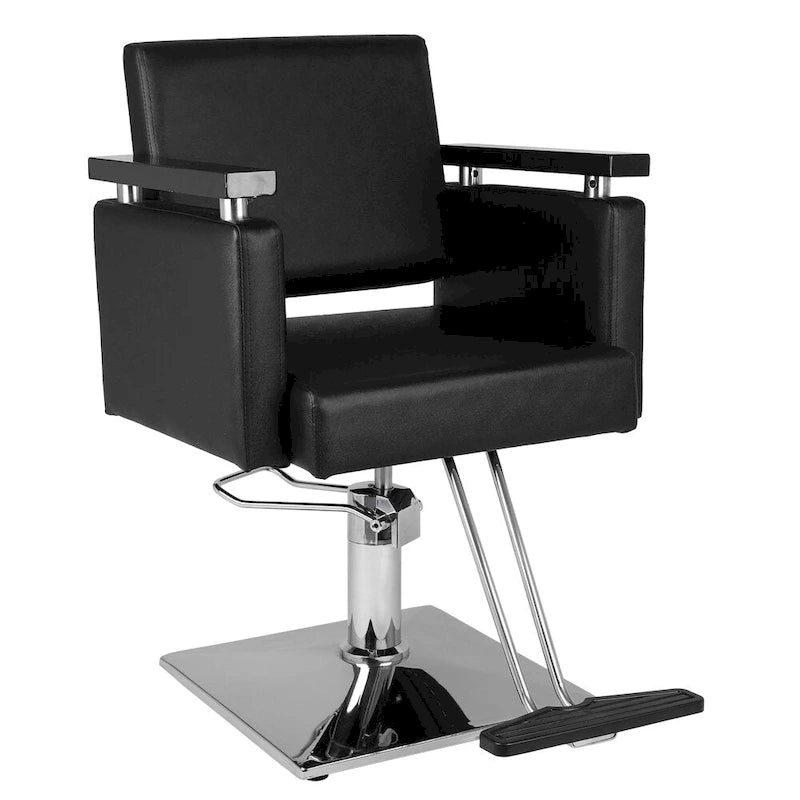 Hydraulischer Friseurstuhl für Haar- und Schönheitspflege, Styling- und Haarschneidestuhl für Salons - N/A