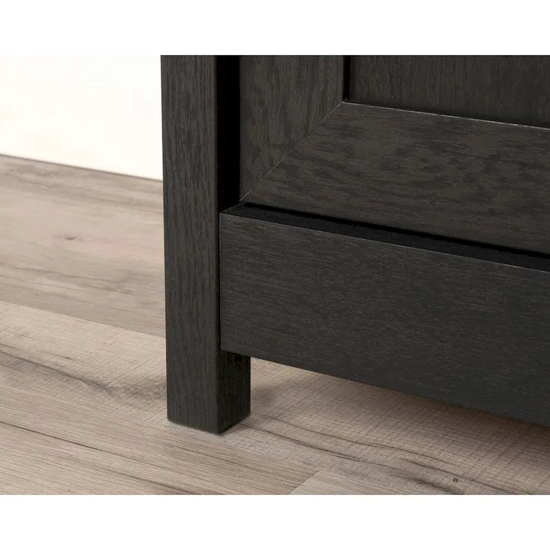 Floor-to-Ceiling Library Cabinet with Adjustable Shelves and Glass Doors