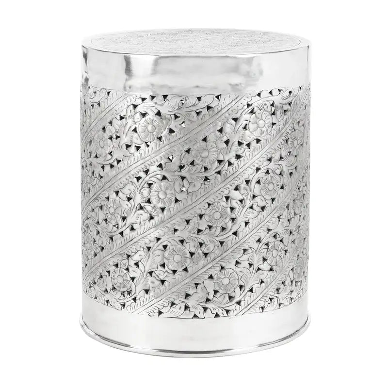Dianna End Table - Silver - 15 x 15 x 19 - 15Wx15Dx19H