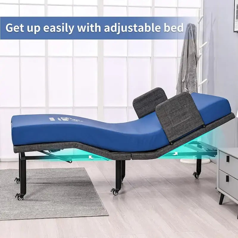 Letto regolabile con telecomando wireless, base per letto ospedaliero con/senza materasso