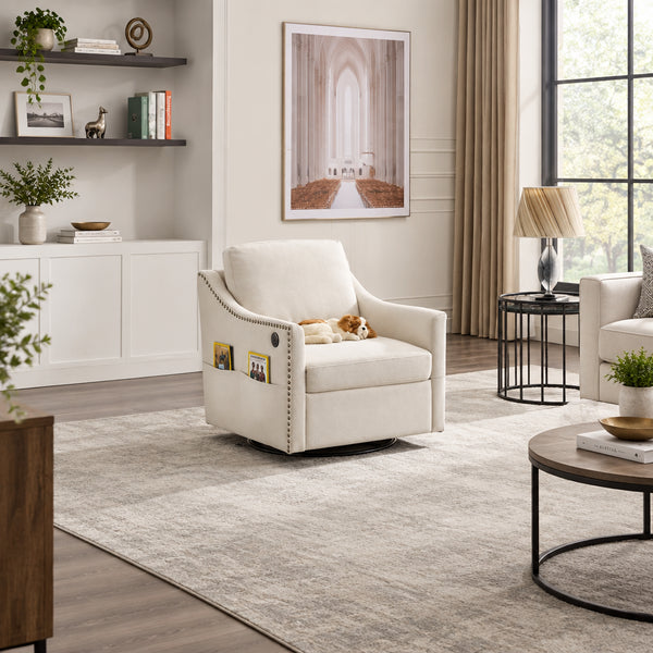 360 Degree Swivel Rotating Accent Chair