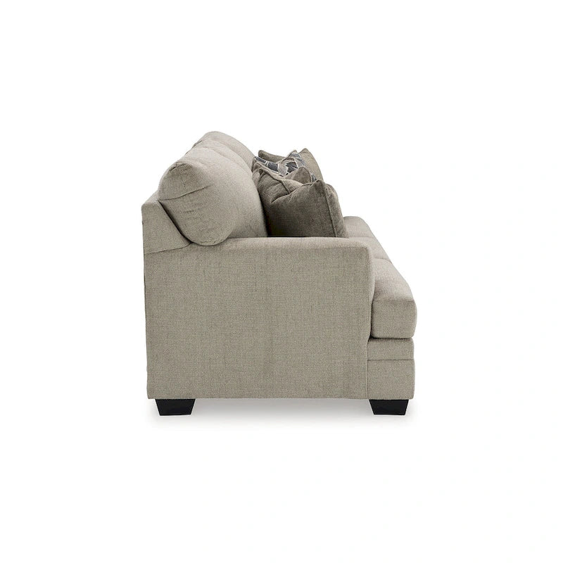 Modern Ultra-Soft Upholstered Sofa with High-Resiliency Foam Cushions - 92" W x 41" D x 39" H