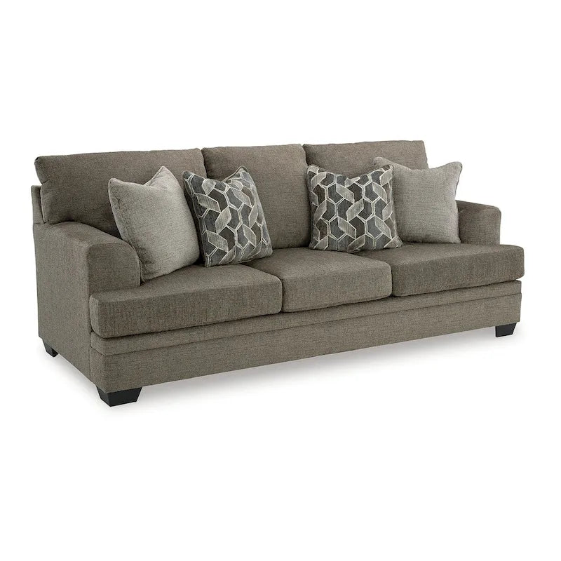 Modern Ultra-Soft Upholstered Sofa with High-Resiliency Foam Cushions - 92" W x 41" D x 39" H