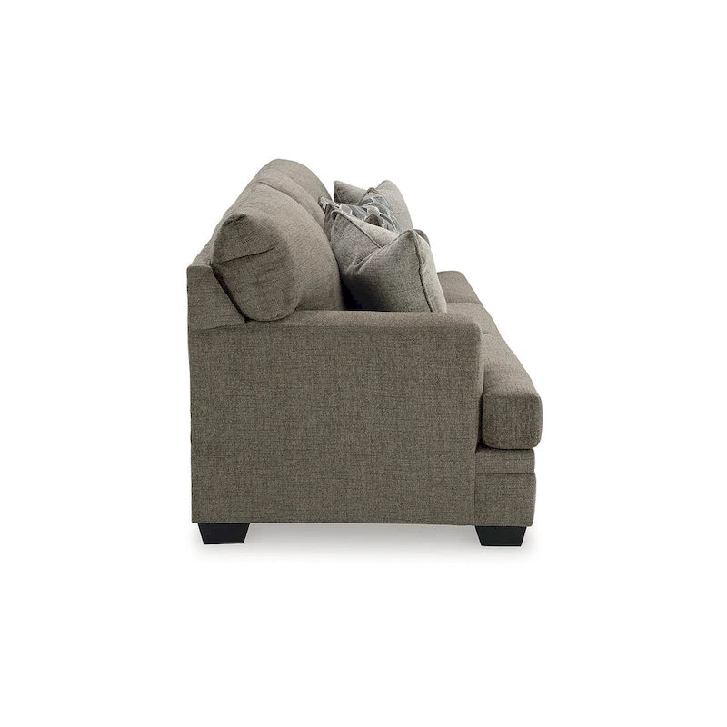 Modern Ultra-Soft Upholstered Sofa with High-Resiliency Foam Cushions - 92" W x 41" D x 39" H