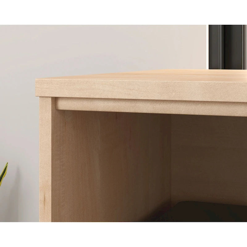 Modern TV Stand Media Credenza with Storage Drawer & Adjustable Shelf - Fits up to 46" TV