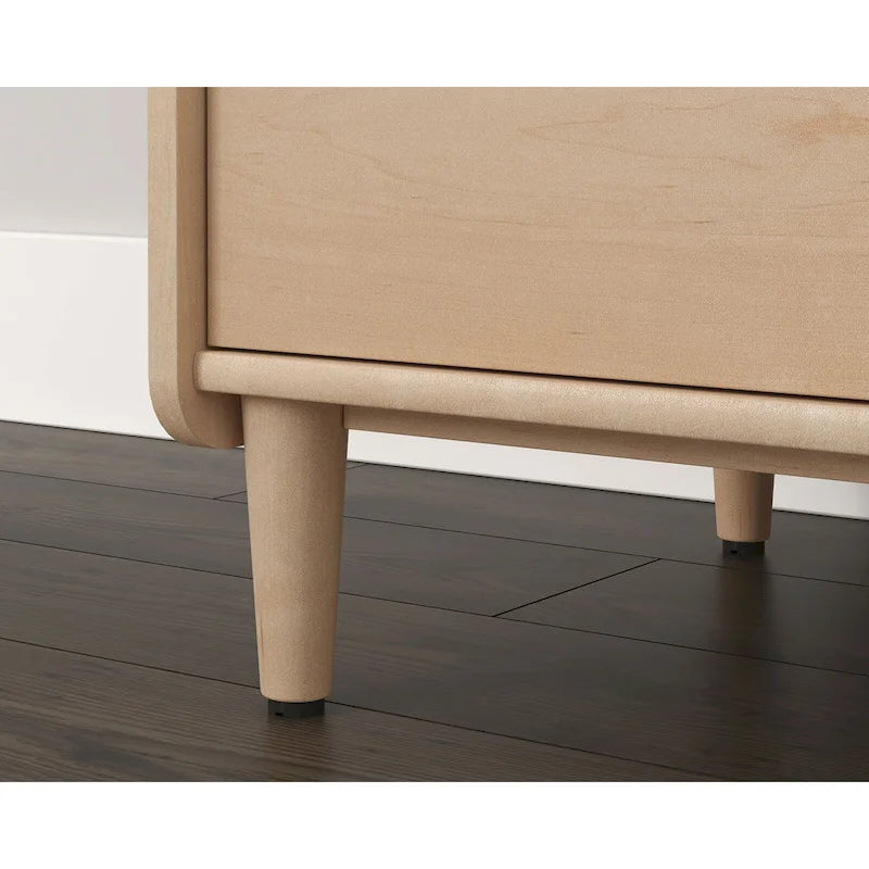 Modern TV Stand Media Credenza with Storage Drawer & Adjustable Shelf - Fits up to 46" TV