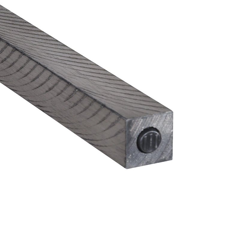 Panca da ingresso o sala da pranzo in legno con motivo chevron, lunghezza 44